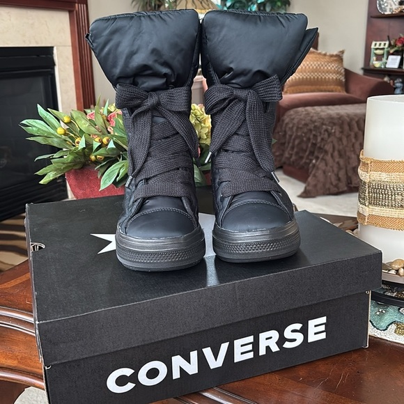 Brand New Converse Chuck Taylor All Star Elements Boot X-Hi Top Black Lace Up - Picture 9 of 16